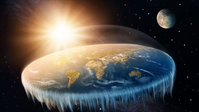 La NASA no enseñó que la tierra es redonda.